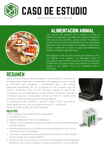 Caso de Estudio - Automatización de Alimentación Animal