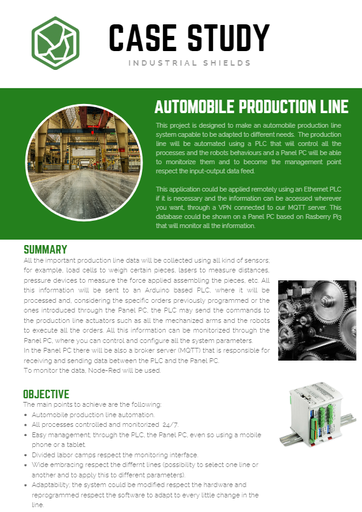Case Study - Automobile Production Line